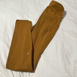 lululemon athletica mustard/ Brown Leggings